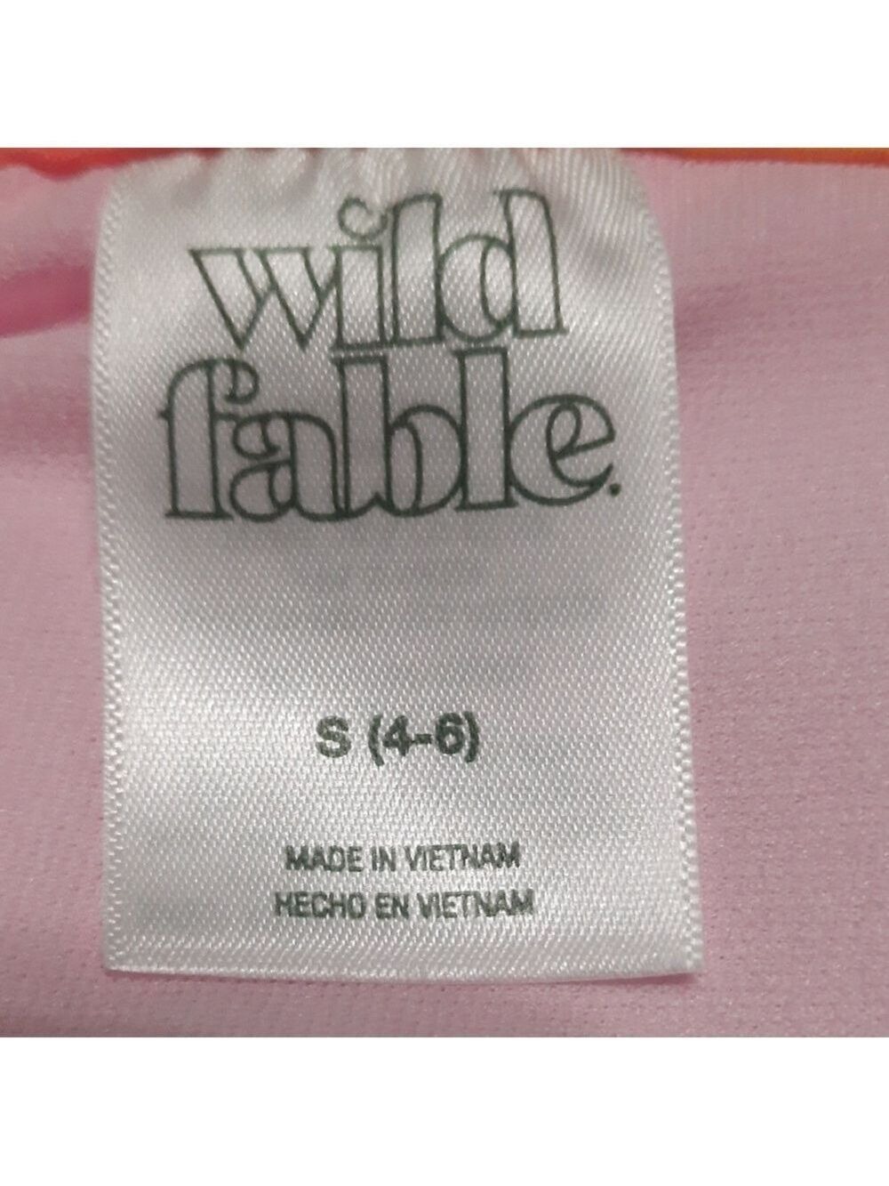 Wild Fable Multicolored Bikini Top Small - Picture 4 of 5